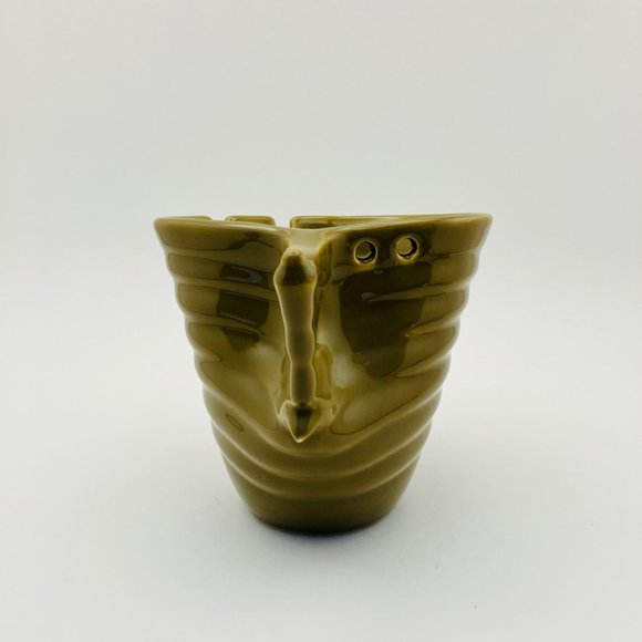 Elan Pottery Green Udon Noodle Ceramic Bowl Ramen Mug Cup Handle Student - Picture 3 of 10